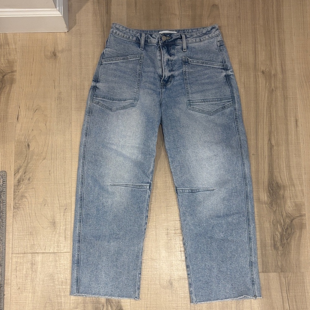 Light Blue Cropped Women's Jeans Ankle & Cropped